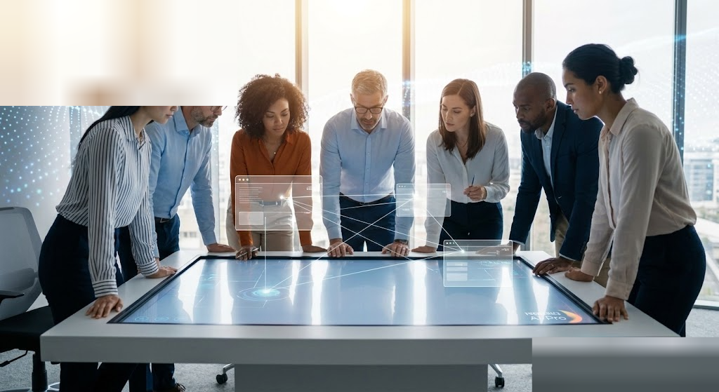 The Tech House AI PRO team collaborating